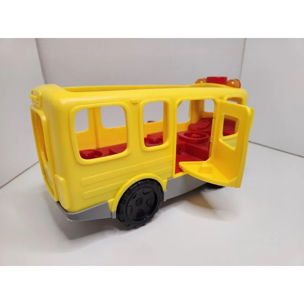 Fisher Price Little People Sit With Me School Bus Lights Sounds Tested‎ Works